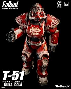 Amazon.com: threezero Fallout T-51 Nuka Cola Power Armor 1:6